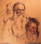 Ilya Repin Repin-s  pencil sketch Sweden oil painting artist